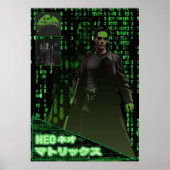 Neo The Matrix Japanisch Poster (Vorne)