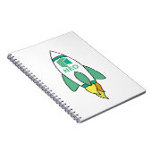 Neo to Moon Rocket Notizblock (Rechte Seite)