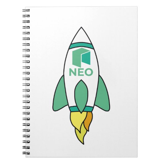 Neo to Moon Rocket Notizblock (Vorderseite)