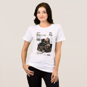 Neo Tokyo Files 005 - Digitaler Hacker Tri-Blend Shirt (Vorderseite voll)