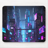 Neo-Tokyo Nachtleben Mousepad (Vorne)