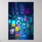 Neo Tokyo Neon Sign Overload Poster (Vorne)