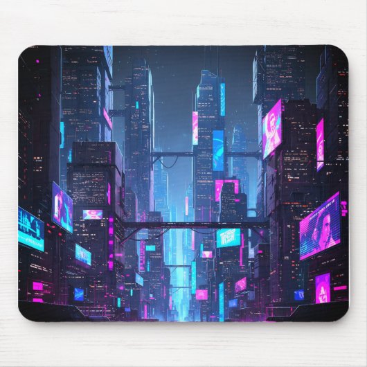 Neo-Tokyo Nightlife Mousepad (Vorne)