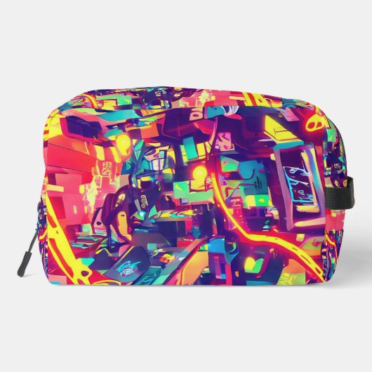 Neo Tokyo Waschbeutel (Rückseite)