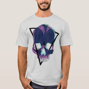 Neo Totenkopf – Vaporwave Cyberpunk Totenkopf T-Shirt