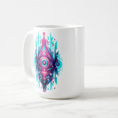 Neo-Tribal Sigil Kaffeetasse (Vorderseite Links)
