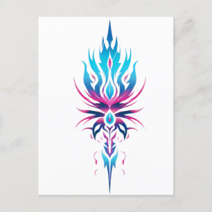 Neo-Tribal Sigil Postkarte
