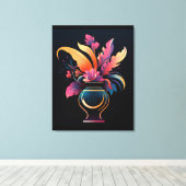 NEO VASE #1 LEINWANDDRUCK (Insitu (Holzboden))