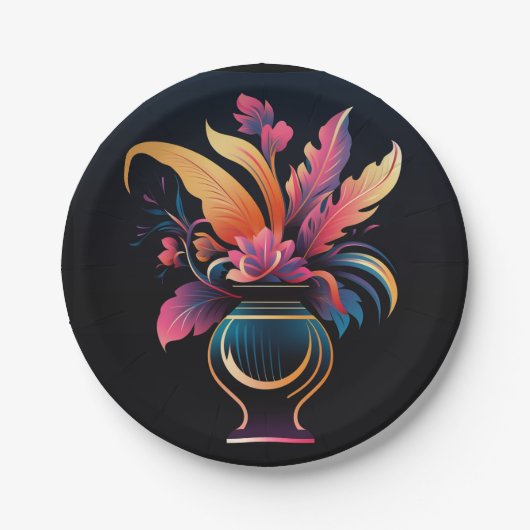 NEO VASE #1 PAPPTELLER (Vorderseite)