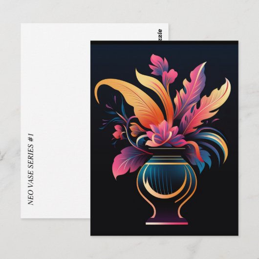 NEO VASE #1 POSTKARTE (Vorne/Hinten)