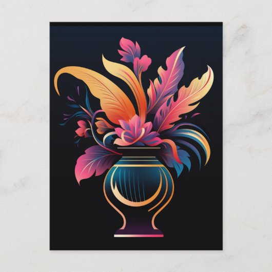 NEO VASE #1 POSTKARTE (Vorderseite)