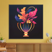 NEO VASE #2 LEINWANDDRUCK (Insitu (Wohnzimmer))