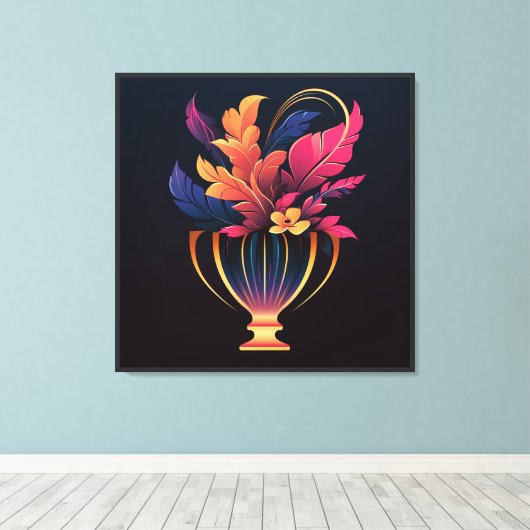 NEO VASE #2 LEINWANDDRUCK (Insitu (Holzboden))