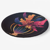 NEO VASE #2 Papierplatte Pappteller (Schrägansicht)