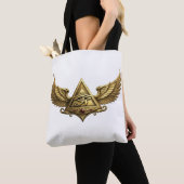 NeoAnkh | 3D Gold Eye of Horus & Winged Pyramid Tasche (Von Nahem)