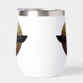 NeoAnkh 3D Golden Winged Ankh & Hieroglyphs Disk (Rechts)