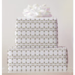 Neoclassical Gold Ornamental Lily Pattern Wedding  Geschenkpapier<br><div class="desc">For the ultimately wrapped wedding gift, look no further than this Neoclassical design patterned from an 18th century Italian ornament by Giambattista Bodoni and reproduced in metallic gold. It exudes wedding glamour while straying from the generic and (yes, we'll say it) completely overused symbols and phrases that so many wedding...</div>