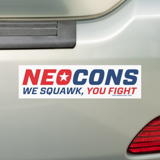 Neocon Chickenhawk Logo Autoaufkleber (Auf Auto)