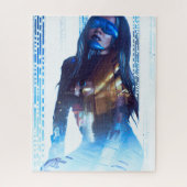 Neocyberpunkandroid-Hologramm Puzzle (Vertikal)