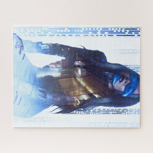 Neocyberpunkandroid-Hologramm Puzzle (Horizontal)