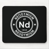Neodymium Element Black Mouse Pad Mousepad (Vorne)