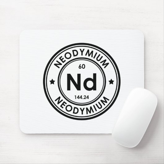 Neodymium Element Mouse Pad Mousepad (Mit Mouse)