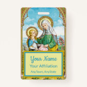 NeoGothic St. Anne und Young Mary (SAU 29) Abzeich Ausweis (Rückseite)