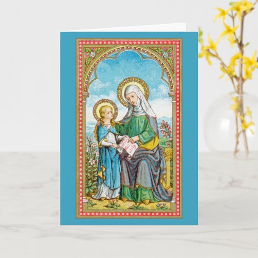 NeoGothic St. Anne und Young Mary (SAU 29) Karte (Gelbe Blume)