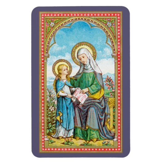 NeoGothic St. Anne und Young Mary (SAU 29) Magnet (Vertikal)