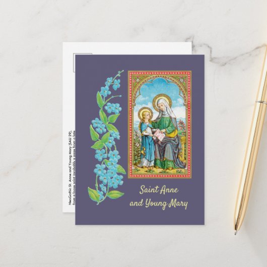 NeoGothic St. Anne und Young Mary (SAU 29) Postkarte (Vorderseite/Rückseite Beispiel)