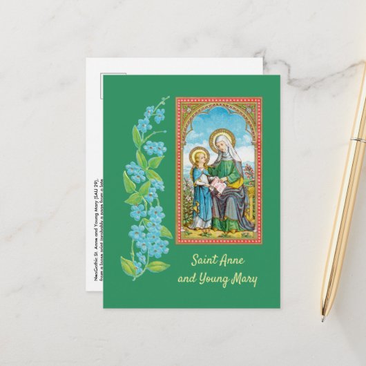 NeoGothic St. Anne und Young Mary (SAU 29) Postkarte (Vorderseite/Rückseite Beispiel)