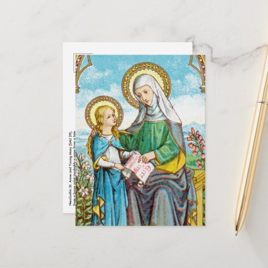NeoGothic St. Anne und Young Mary (SAU 29) Postkarte (Vorderseite/Rückseite Beispiel)