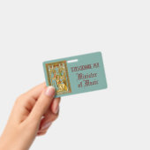 NeoGothic St. Cecilia of Rome (BNG 02) Abzeichen Ausweis (Handheld)