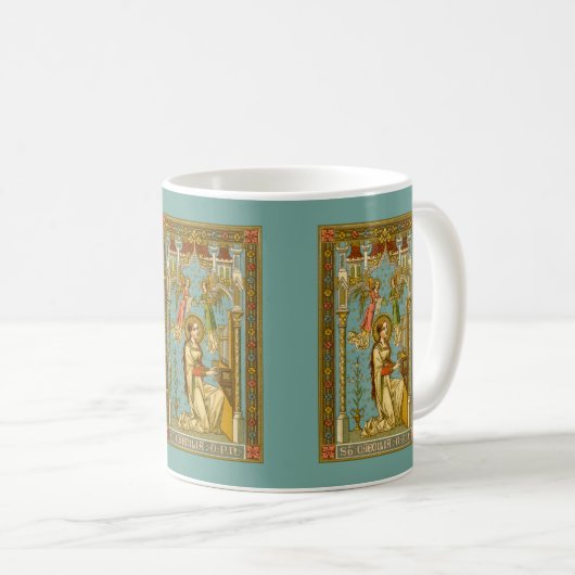 NeoGothic St. Cecilia of Rome (BNG 02) Kaffeetasse (VorderseiteRechts)