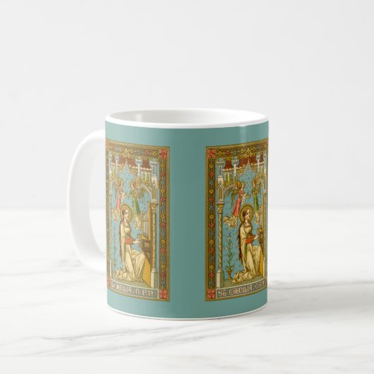 NeoGothic St. Cecilia of Rome (BNG 02) Kaffeetasse (Vorderseite Links)