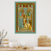 NeoGothic St. Cecilia of Rome (BNG 02) Poster (Küche)