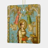 NeoGothic St. Cecilia of Rome (Detail; BNG 02) Cer Keramikornament (Links)