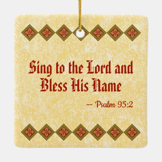 NeoGothic St. Cecilia of Rome (Detail; BNG 02) Cer Keramikornament (Rückseite)