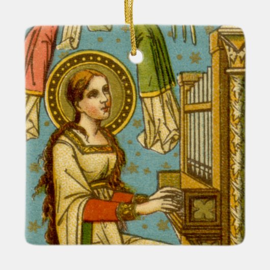 NeoGothic St. Cecilia of Rome (Einzelheiten; BNG 0 Keramikornament (Vorderseite)