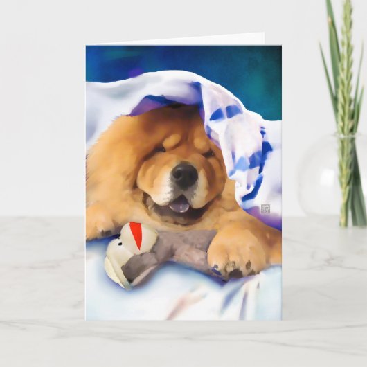 NEOheARTdog Chow-Chow Karte (Vorderseite)