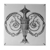 Neoklassische Urner Transferware Repro Fliese (Vorderseite)