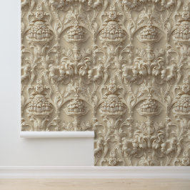 Neoklassizismus Flower Tooth Zahnheilkunde Dekorat Tapete