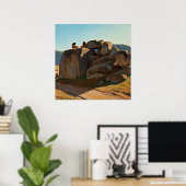 "Neolithischer Nachmittag" von Maynard Dixon Poster (Heimbüro)