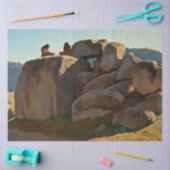 "Neolithischer Nachmittag" von Maynard Dixon Seidenpapier (Basteln)