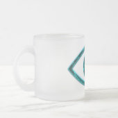 Neolution - Blaue verwaiste schwarze Frost-Tasse Mattglastasse (Links)