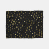 Neolution Gold - Waisenschwarzes Fleecedecke (Vorderseite (Horizontal))