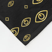 Neolution Gold - Waisenschwarzes Fleecedecke (Ecke)