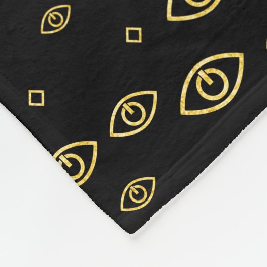 Neolution Gold - Waisenschwarzes Fleecedecke (Ecke)