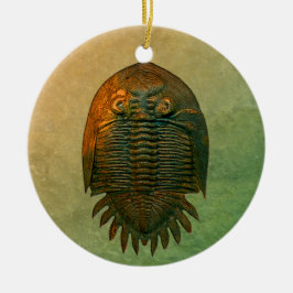 Neometacanthus Fossil Trilobit Keramik Ornament