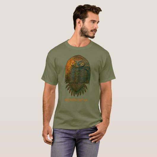 Neometacanthus Fossil Trilobit T-Shirt (Vorne ganz)